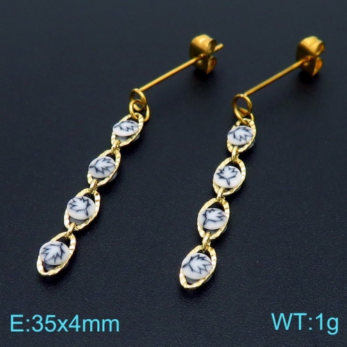 Stainless Steel Earring KE102736-Z6