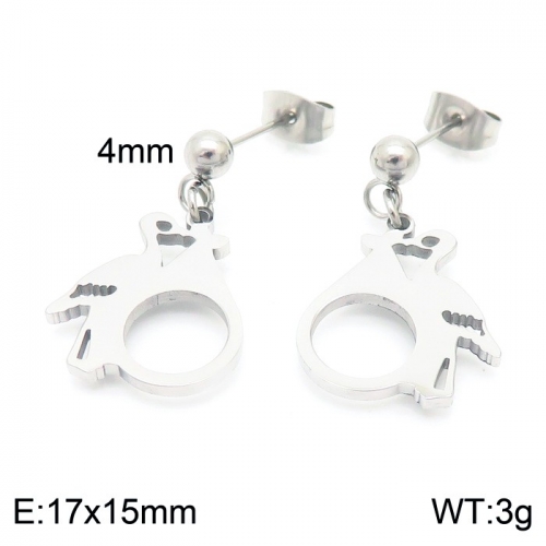 Stainless Steel Earring KE102614-Z8