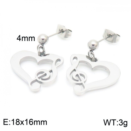 Stainless Steel Earring KE102588-Z8