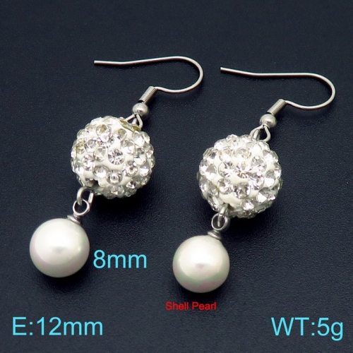 Stainless Steel Earring KE102727-Z10