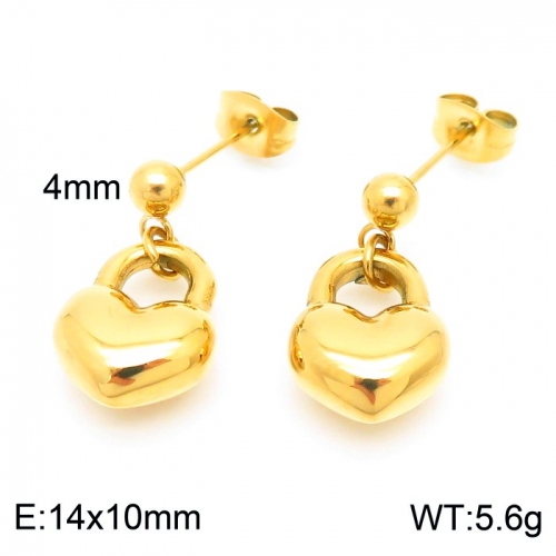 Stainless Steel Earring KE102619-Z12