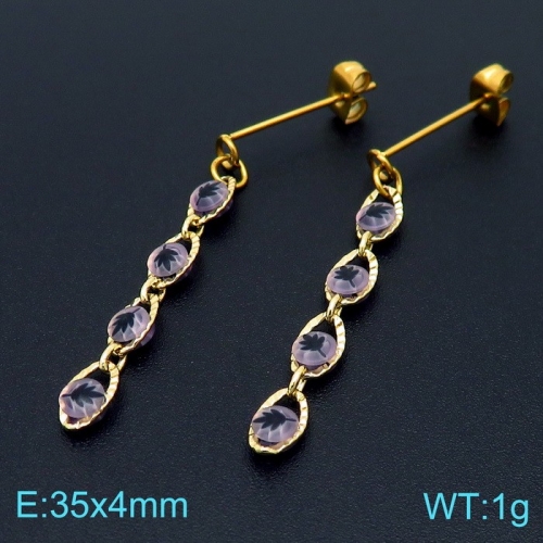 Stainless Steel Earring KE102738-Z6