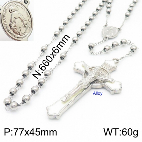 Stainless Steel Necklace KN227338-Z17