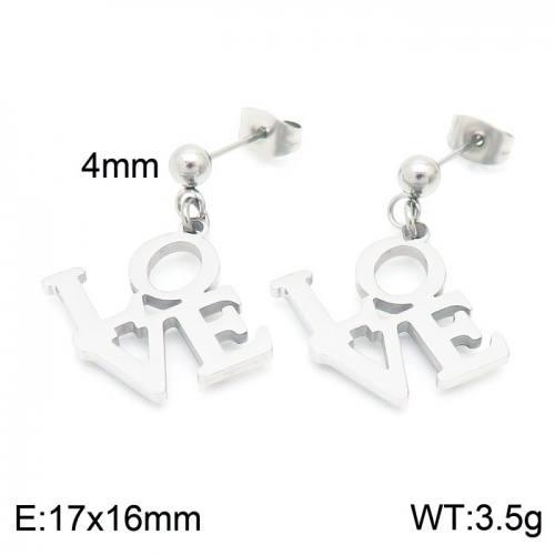 Stainless Steel Earring KE102590-Z8