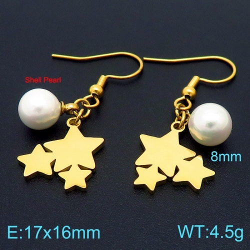 Stainless Steel Earring KE102732-Z13