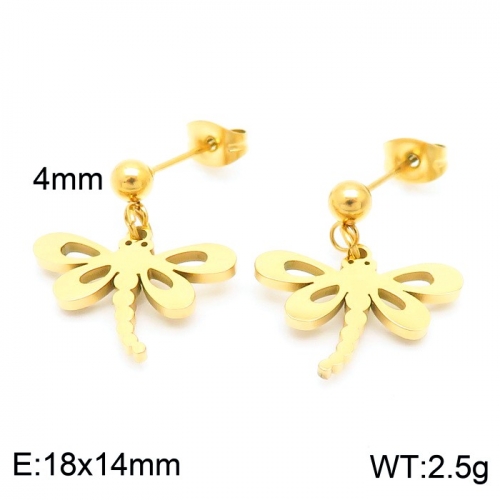 Stainless Steel Earring KE102613-Z10