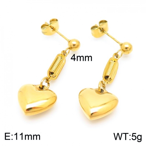 Stainless Steel Earring KE102621-Z12