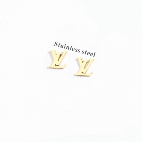 Steel LV Earring TAE0004-G