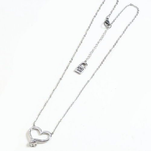 Steel Uno Necklace TUNN0048-S