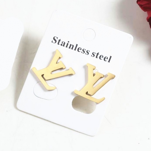 Steel LV Earring TAE0005-G