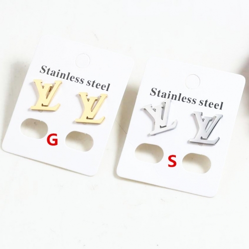 Steel LV Earring TAE0004