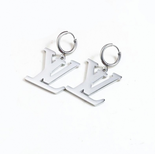 Steel LV Earring TAE0008-S