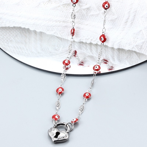 Stainless Steel Uno Necklace UNN220814 (5)