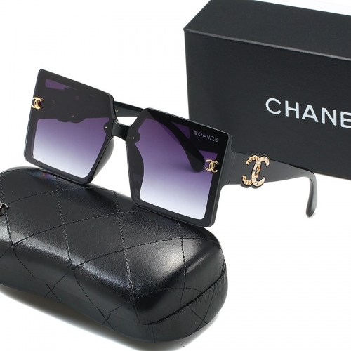 Chane'l Sunglass with case Q6191 (6)