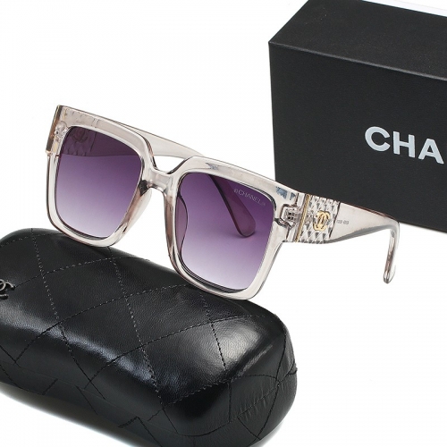 Chane'l Sunglass with case Q9399 (7)