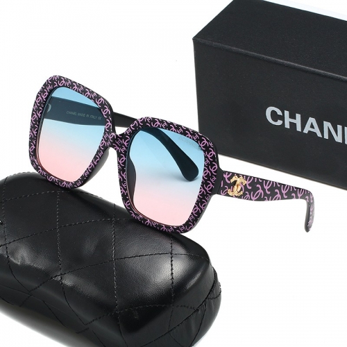 Chane'l Sunglass with case Q6205 (3)