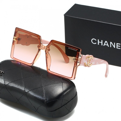 Chane'l Sunglass with case Q6191 (1)