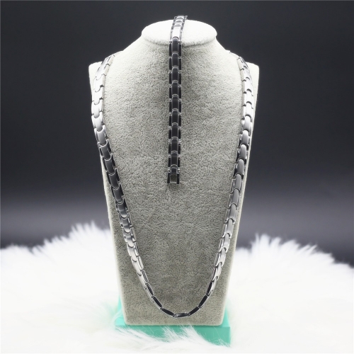 316 Stainless Steel Necklace+Bracelet Set 1I7A7987