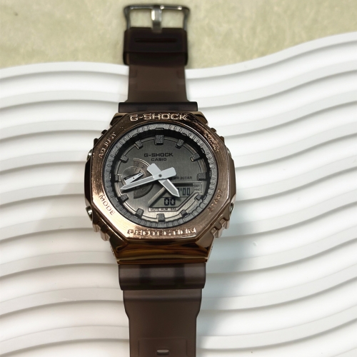 Steel Casi*o Watch GM-2100-8