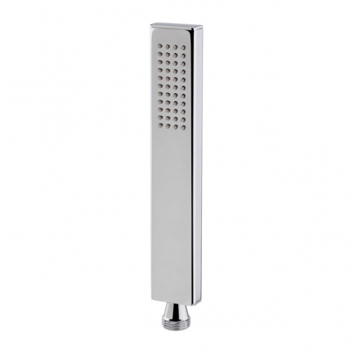 Brass Minimalist Square Shower Handset - Chrome