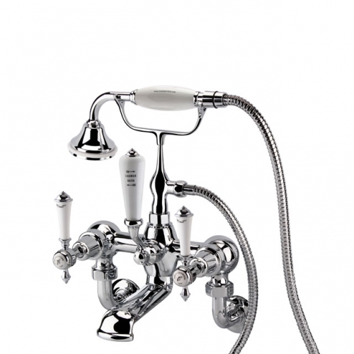 Traditional Wall Mounted Bath Brass Shower Mixer