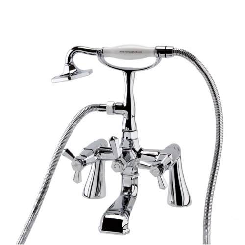 Art Deco Bath Shower Mixer-Chrome