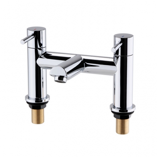 ₵38 BODY WITH 3/4 G3/4 Cartridge Straight Spout ROUND BATH FILLER- CHROMED