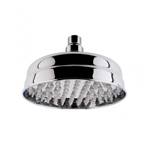 Brass 6" Apron Fixed Shower Head - Chrome