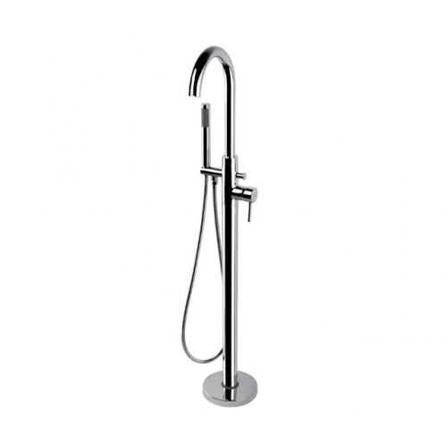 Curving spout Freestanding Bath Shower Mixer