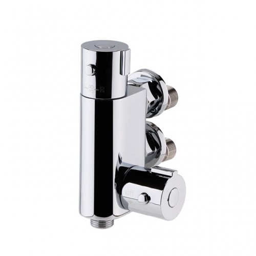 Vertical Thermostatic Space Saving Bar Shower Valve