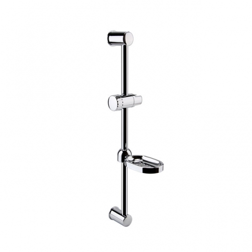 Riser Rail 18mm Chrome with Soap Dish