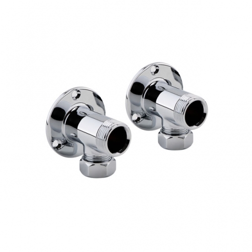 Backplate Elbow Unions - Wall Mtd Couplings