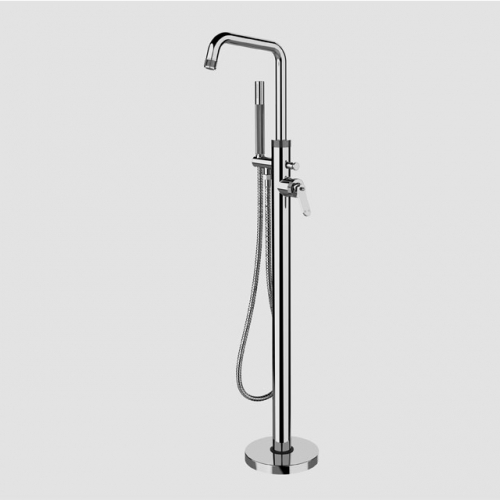 Industrial Style Freestanding BSM+Brass Shower Handset