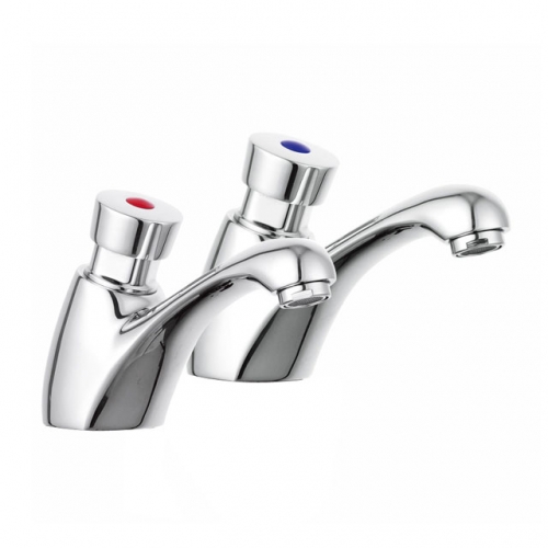 Time adjustable tradition non concussive basin tap(6~9s)-Pair