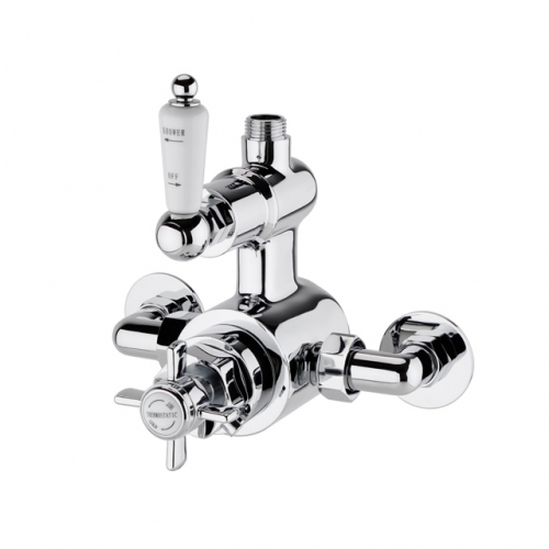 Traditional Twin Exposed Shower Thermostatic  Valve