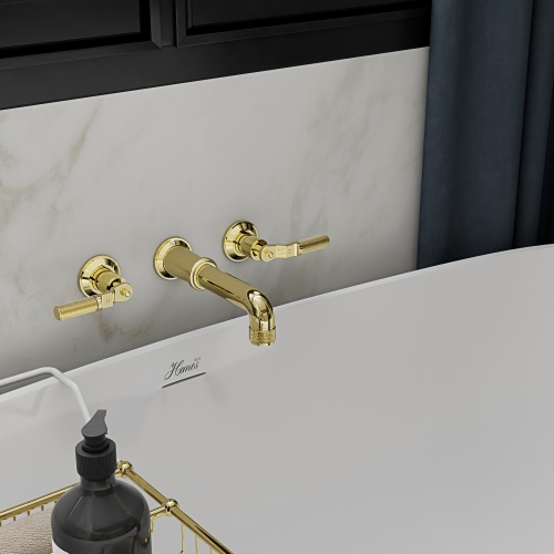 Luxuriously Style 3TH BRASS WALL BATH  TAP &₵24 spout