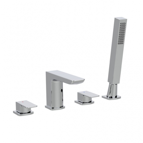 Deck Mounted (4TH) Bath Shower  Mixer Tap incl. Shower Kit