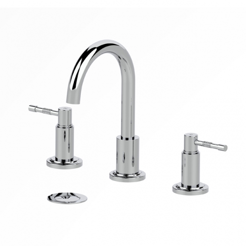 Three holes basin tap with lever handle