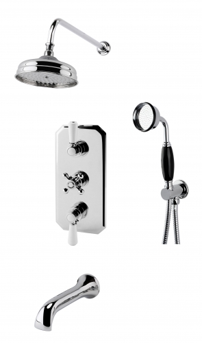 Triple Concealed Shower Thermostatic  Valve And Kit3