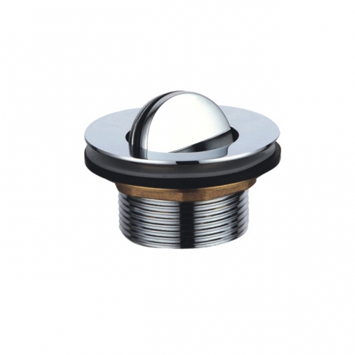 Swivel Top Waste Unslotted  Cp H=50mm Brass Backnut