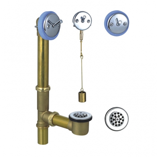 Brass bathtub  pop-up drainer-G 1/2''