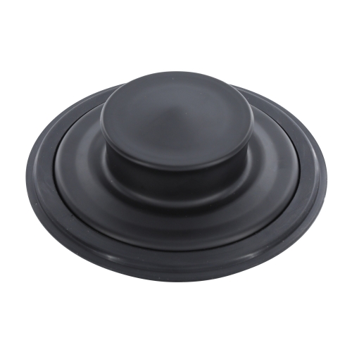 Kitchen Garbage Disposal Drain Stopper in Matte Black