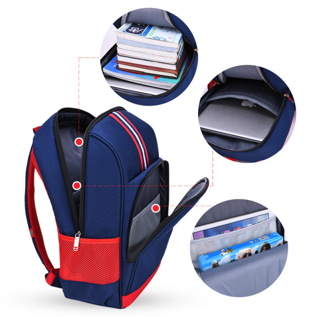 Latest Design High Quality Waterproof English Style School Backpack Student Book Bag