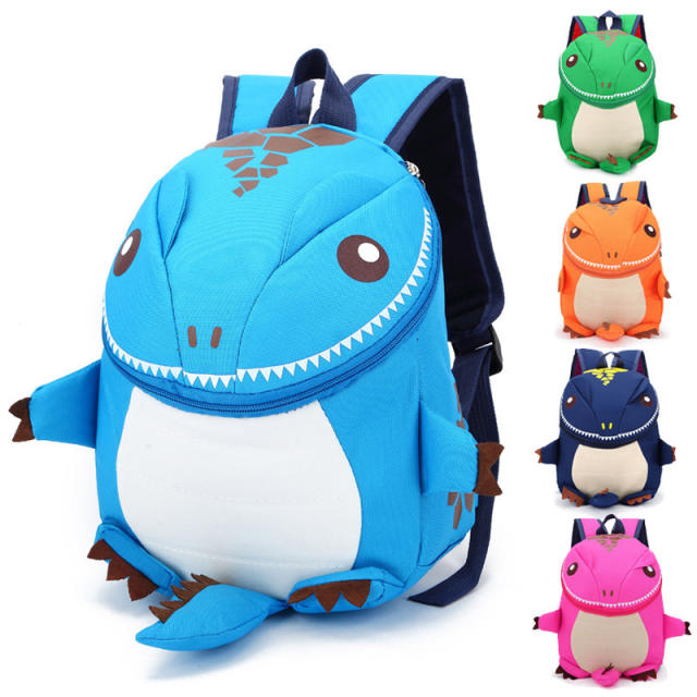 Custom Designer Cute Stylish Kindergarten Kids Dinosaur Backpack School Bag