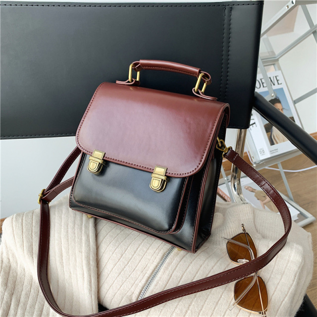 2021 Vintage Elegant Simple Ladies Leather Backpack Purse Womens Leather Fashion Bag