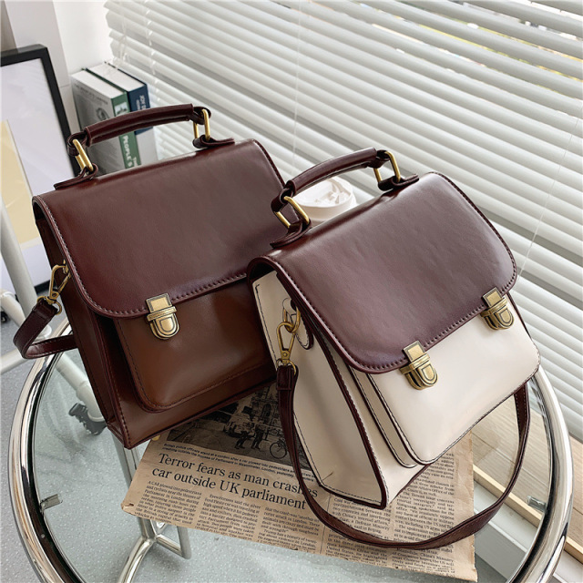 2021 Vintage Elegant Simple Ladies Leather Backpack Purse Womens Leather Fashion Bag