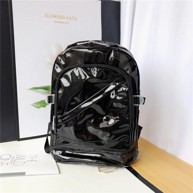 Wholesale Custom Large Waterproof PVC Jelly Clear Summer Beach Backpack with LOGO