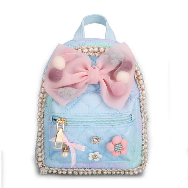 Stylish Beautiful Multifunctional Kids Mini Leather Backpack School Bags