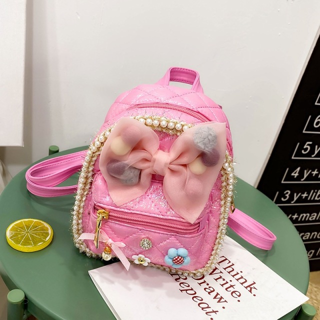 Stylish Beautiful Multifunctional Kids Mini Leather Backpack School Bags
