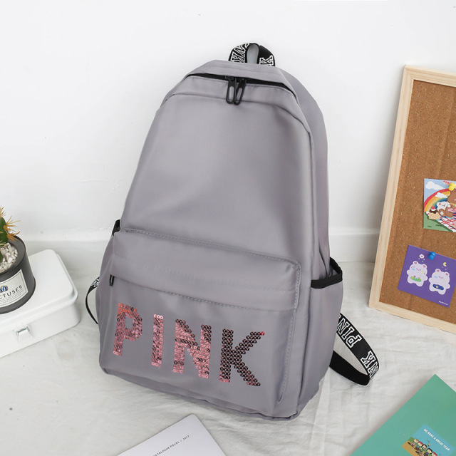 Pink Multifunctional Travel Waterproof Backpack with Laptop Compartment for Girls